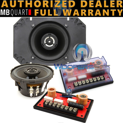 MB QUART DKC-110 4'' 4x6'' COMPONENT SPEAKERS TWEETERS CROSSOVERS MADE IN GERMANY