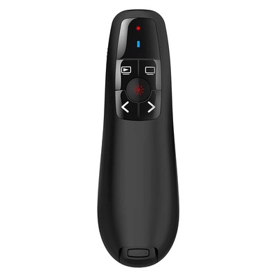 Wireless PowerPoint Presentation Remote with Red Pointer, Operated Presenter