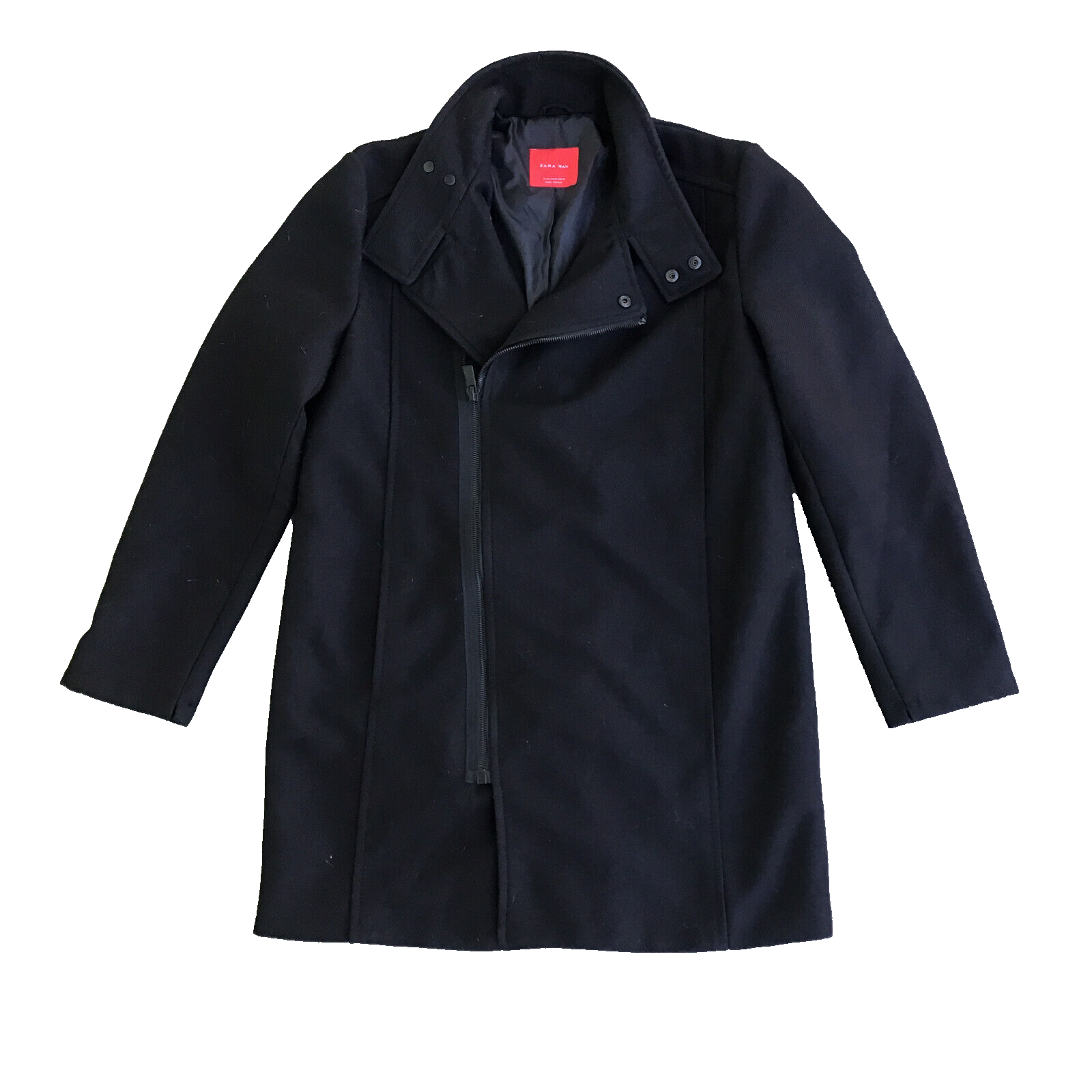 ジャケット・アウター [CLANE] COLOR DOWN CHESTER COAT Xingfenly ' Texture PU Leather Jacket High Street Button