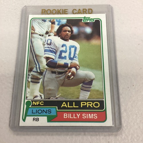 1981 Topps - #100 Billy Sims (RC)