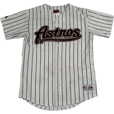 Houston Astros Shirt Large Youth Gray - Majestic