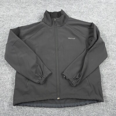 Marmot Jacket Mens Extra Large Black Gravity Hiking Climbing Camp Outdoors Ski