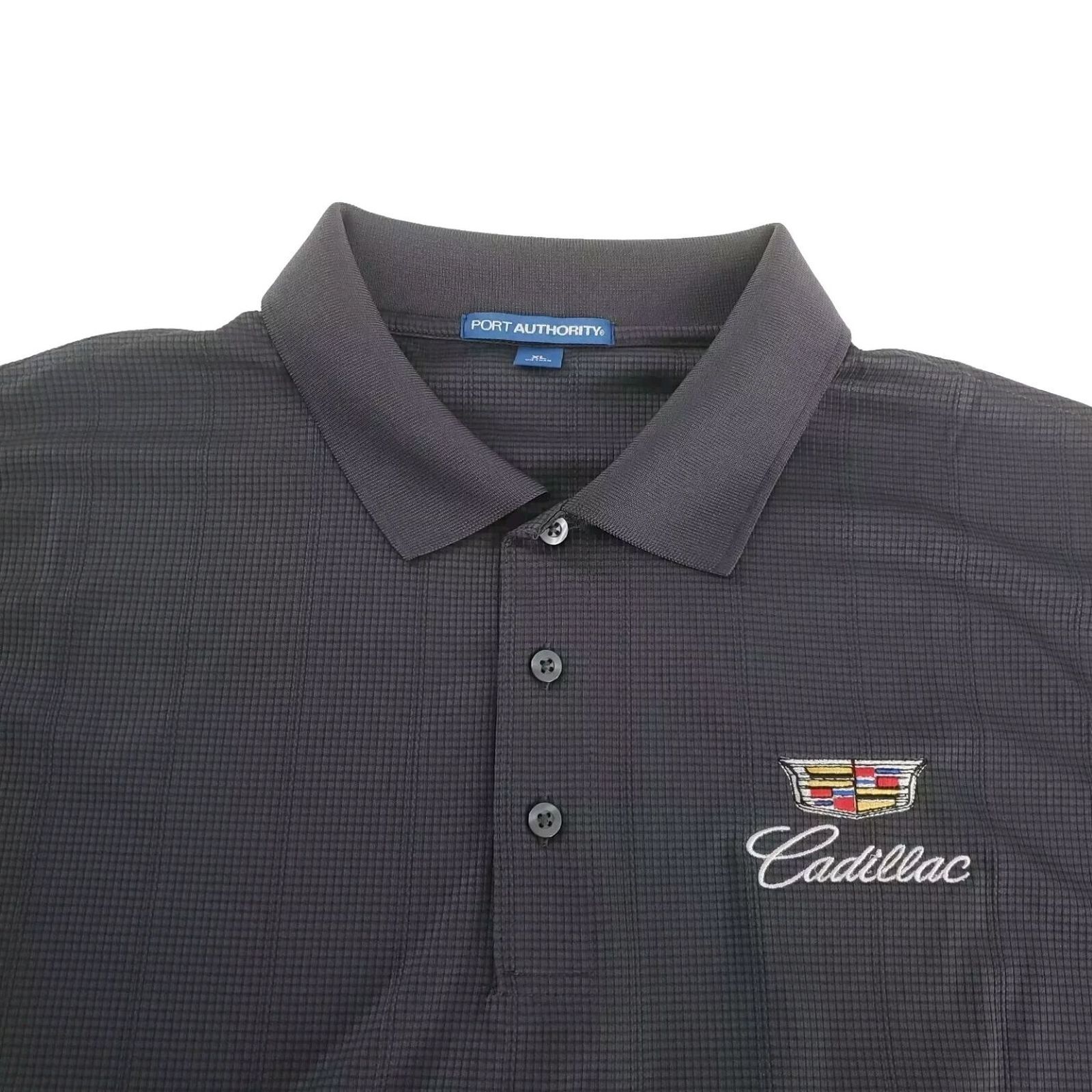 Cadillac Polo Golf Shirt New - Grey - Embroidered Logo - 3 Button - Sizes  XS-4XL | eBay