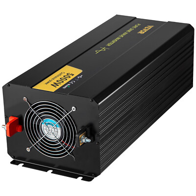 VEVOR Pure Sine Wave Power Inverter 5000W 10000W DC 12V to 120V AC LCD & Remote