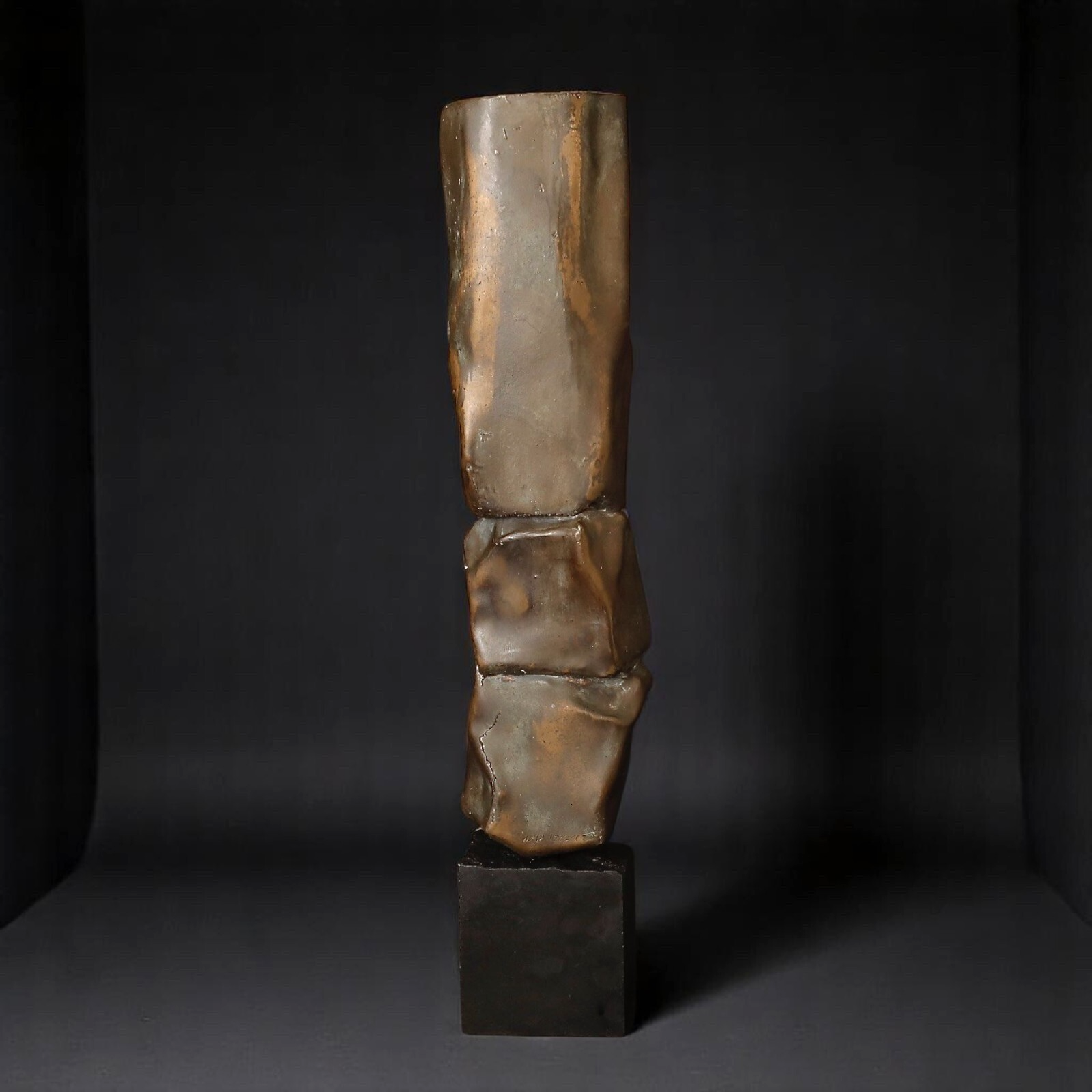 Superb abstract bronze object, signed and dated. ZH93 | eBay