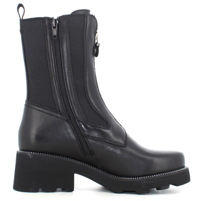 Pre-owned Cult A24us Women's Combat Boots With Platform Clw392900 Grace 3929 Mid W Leather In Black