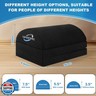 WADCIMC Foot Rest for Under Desk at Work, Foot Stool with Washable Cover, Comfortable Office Desk Accessories, Comfortable Footrest with 3 Adjustable Heights, for Offices Gaming Chair, for Leg Support