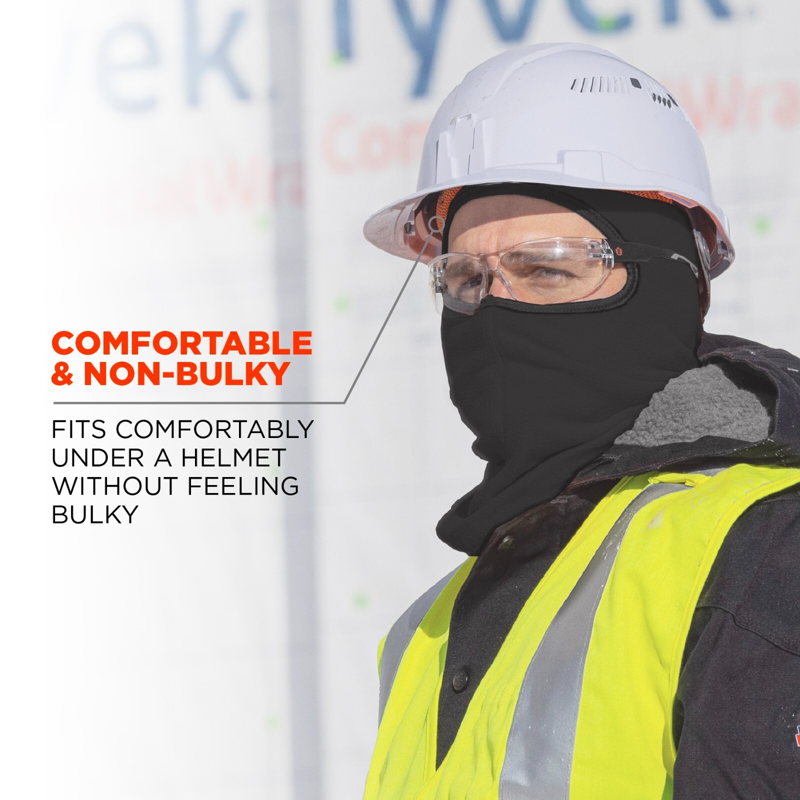 Cold Weather Ski Mask Balaclava Winter Thermal FLEECE Hood Windproof Neck Warmer