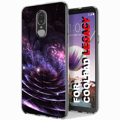 Total Guard Cover Case For Coolpad Legacy, Cosmic Flower, USA Print