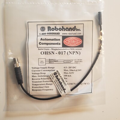 DESTACO ROBOHAND OHSN-017(NPN)  MAGNETO RESISTIVE SENSOR
