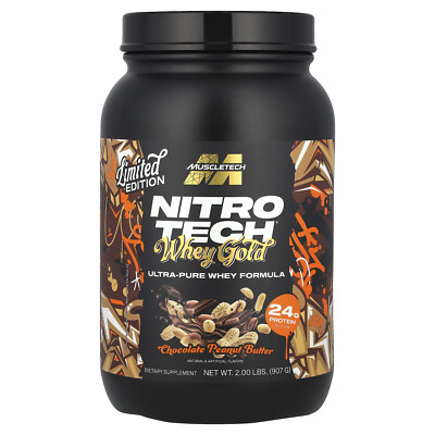 Nitro-Tech  Whey Gold, Chocolate Peanut Butter, 2 lbs (907 g)
