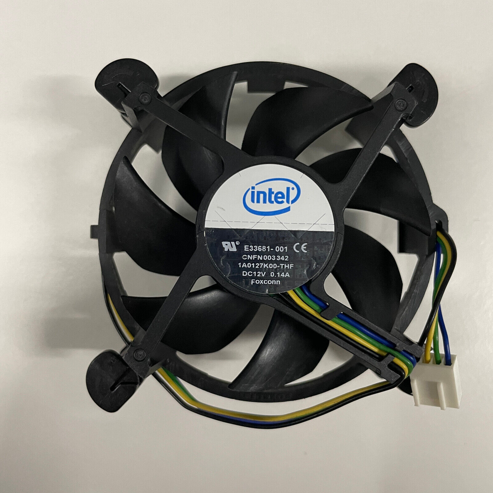 Genuine Intel E33681-001 Socket 775 CPU Fan Assembly 12V Genuine Intel E33681-001 Socket 775 CPU Fan Assembly 12V