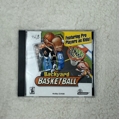 Backyard Basketball (Windows/Mac, 2001) InfoGames Pc Cd Rom Kevin Garnett