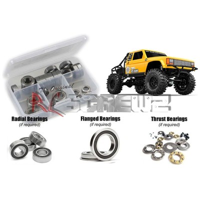 RCScrewZ Rubber Shielded Bearing Kit gma011r for GMade BOM TC/TR #GM7000/03