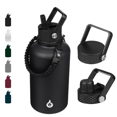 Half Gallon Insulated Water Bottles With Straw Lid64oz Large stainless Steel Wat