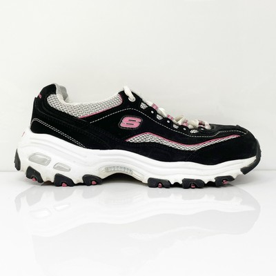 

Skechers Womens D Lites 11860EW Черная повседневная обувь Кроссовки Размер 7, Черный, D Lites
