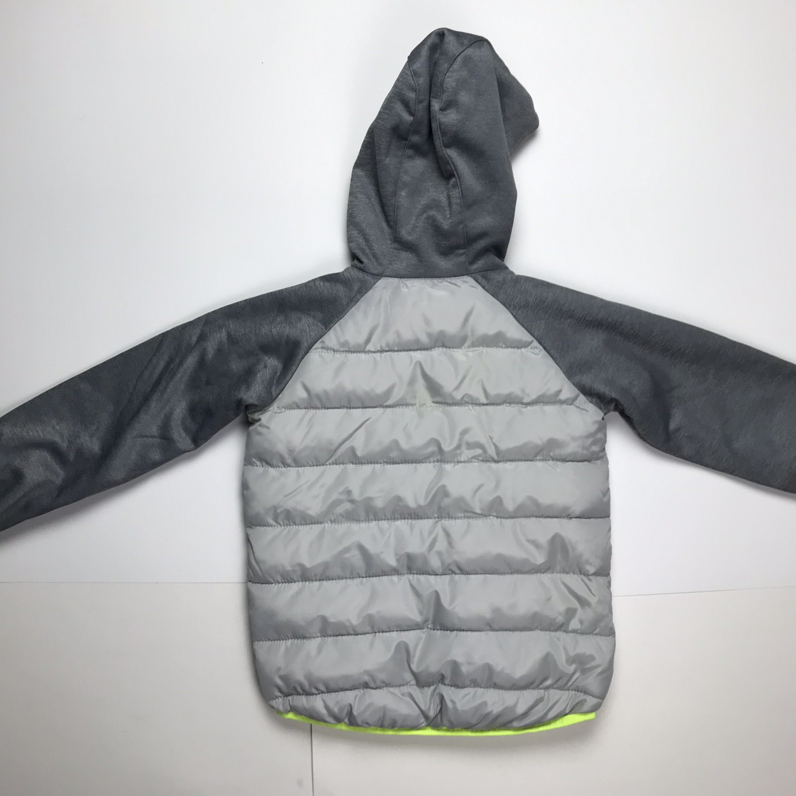 Nike Youth Boys Full Zip Hooded Jacket Wolf Grey  NWT 5 -6 Yrs Size 6 M