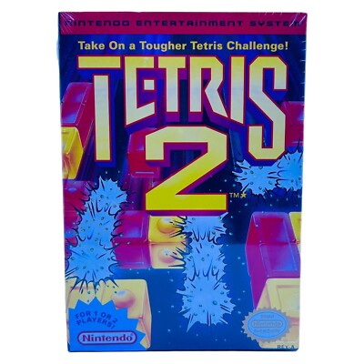 Tetris 2 (Nintendo Entertainment System, 1993) Brand New NES Factory Sealed Game