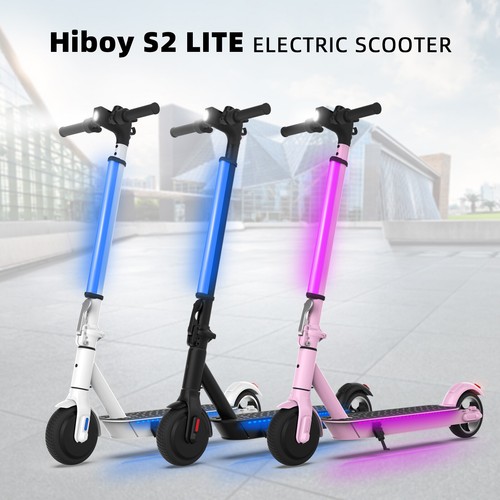 Hiboy S2 Lite Electric Scooter Cool Front Light Folding Commute Scooter for Teen