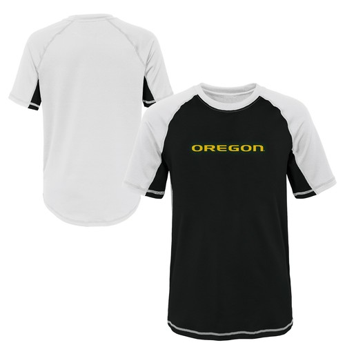 Outerstuff NCAA Youth Oregon Ducks Рубашка с цветными блоками Рашгард