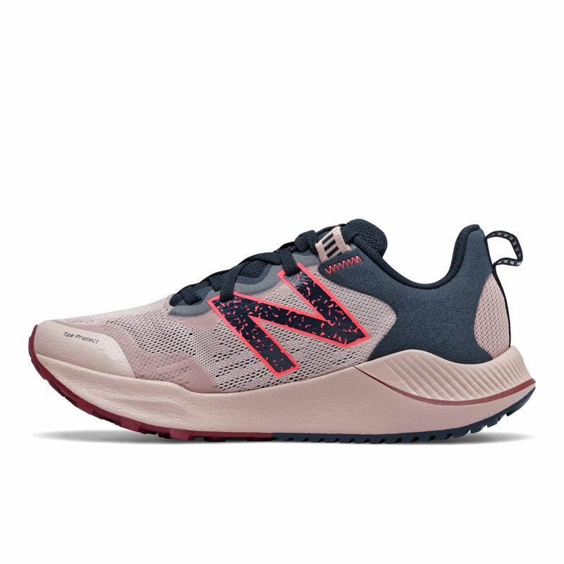 NITREL v4 Trail Shoes Pink with Navy 
