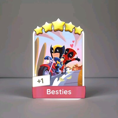 1 x Besties :- Monopoly_go Sticker