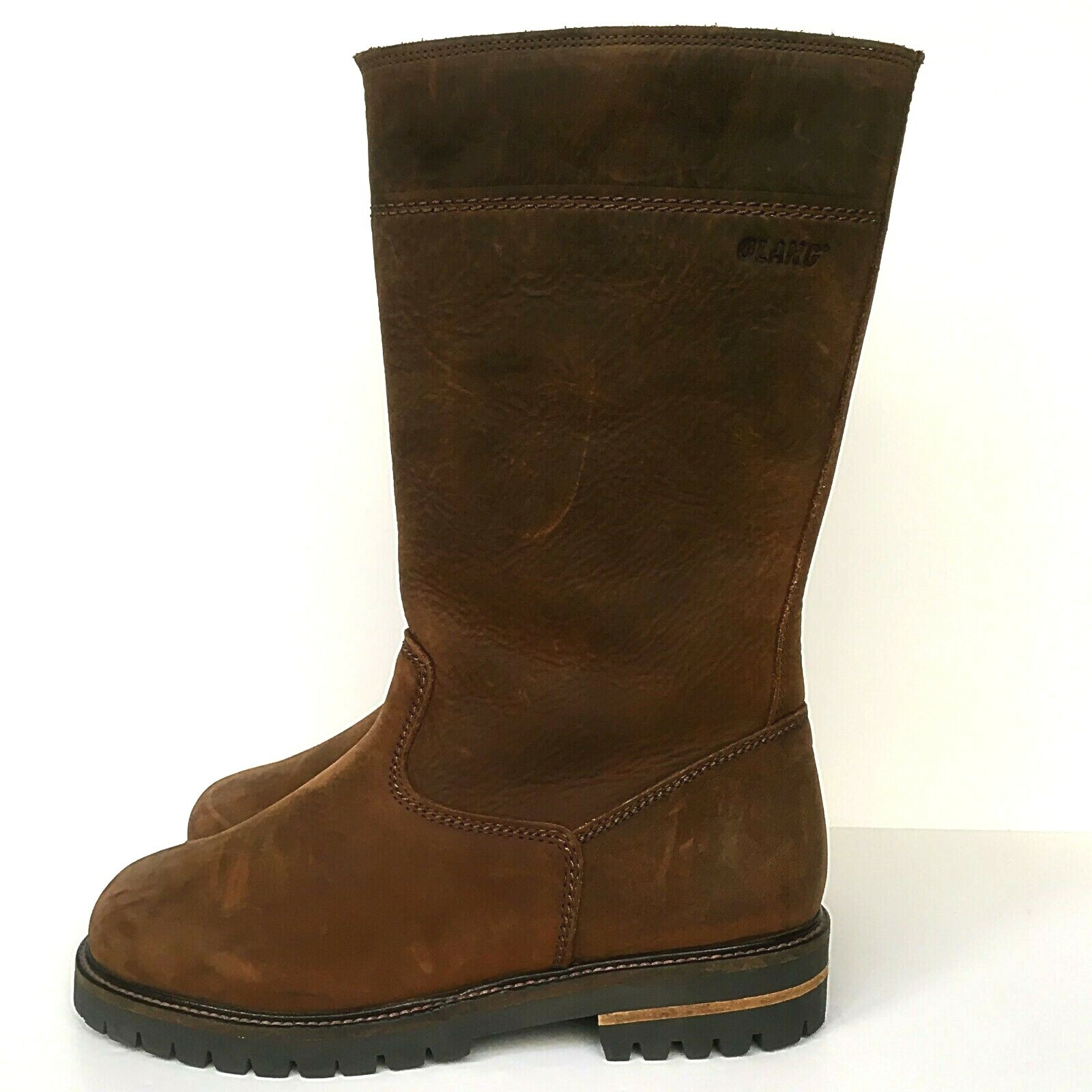Ботинки Olang Men's Montreal Wool-Lined Leather Brown Boots Made In Italy  Size EUR 38: купить с доставкой из США, цена 18 709 руб - (353833802138)