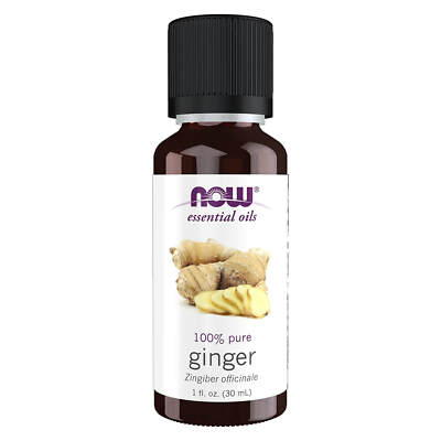 NOW Ginger Oil 1 fl oz Aromatherapy