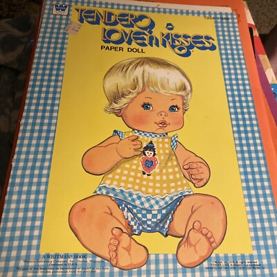 1978 Mattel Whitman, Tender Love ' n Kisses Uncut Paper Dolls Vintage