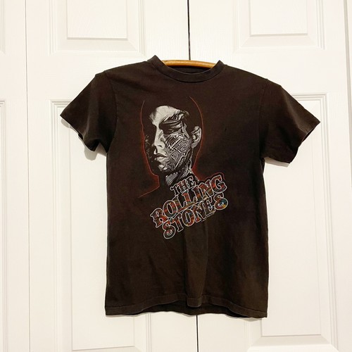 y2k“Rolling Stones reprint”boro t-shirt Vintage Upcycled Rolling Stones Shirt Women's XL URBNVTG