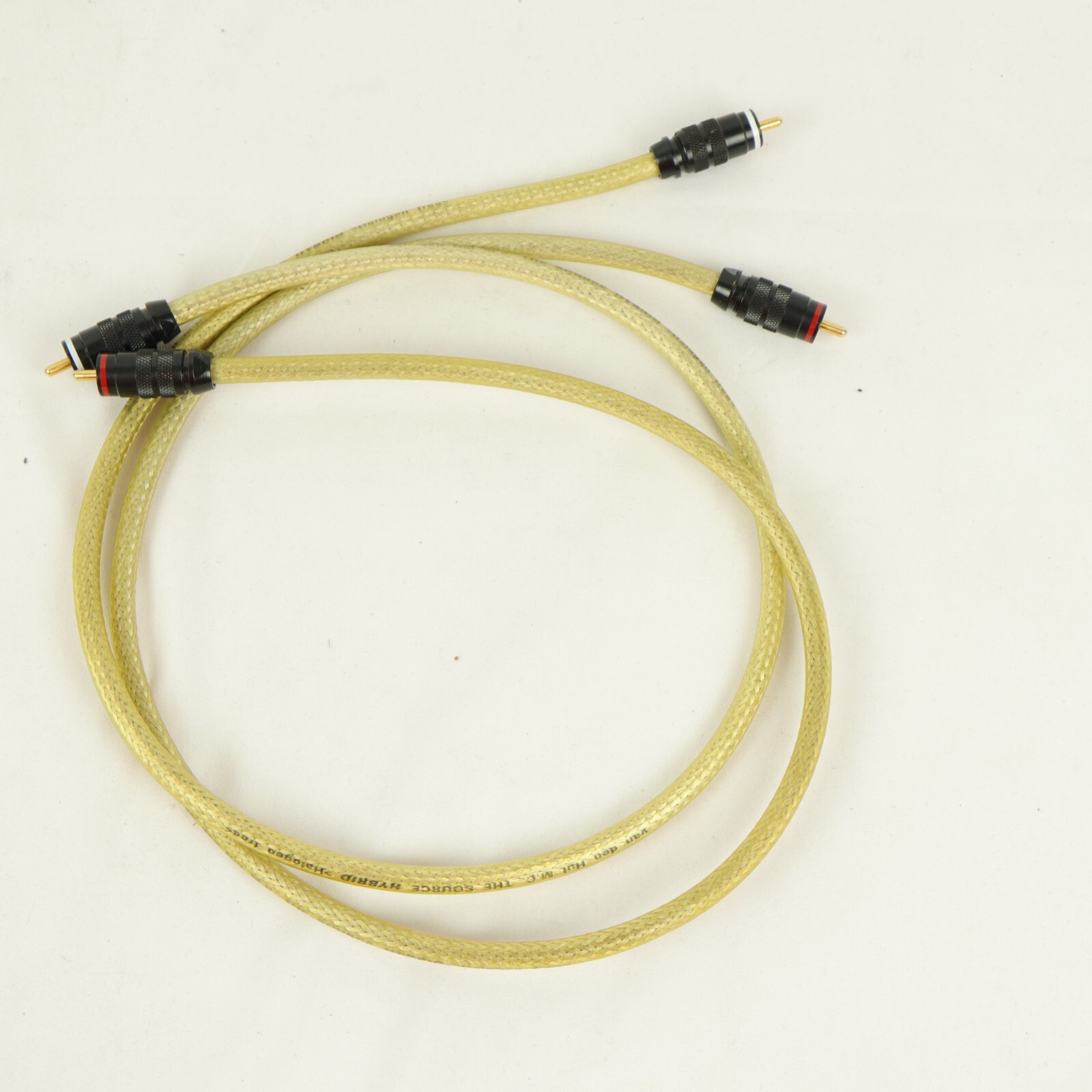 VAN DEN HUL M.C. The Source HYBRID RCAケーブル 1.5m 元箱入り 導通