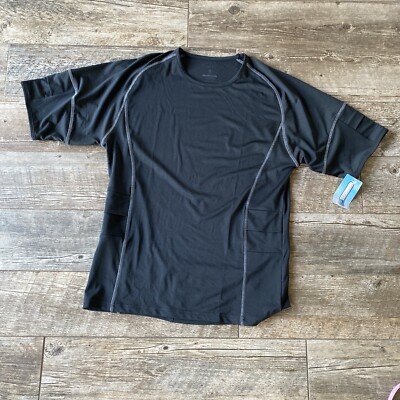 Mens Medtronic Minimed Cool max Active Shirt With Pump Pockets Medium Large Tee