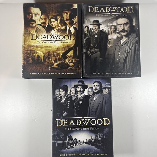 Deadwood DVD Complete HBO Series 18 Disc Set Seasons 1-3