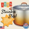 CONCORD 20 Quart Stainless Steel Canning Pot Set. Includes Canning Rack, Tongs, Jar Lifter, Funnel, Wrench, Lid Lifter, Mixer/Measurer (Induction Compatible)