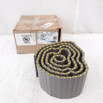 Rexnord 10'L x4-1/2''W 7705 DTS Brown Straight Running Flat Mattop Chain 10028410