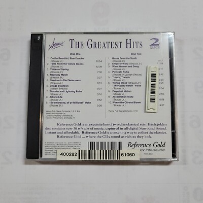 Strauss: The Greatest Hits (CD, 1994, 2 Discs Set, Reference Recordings) 