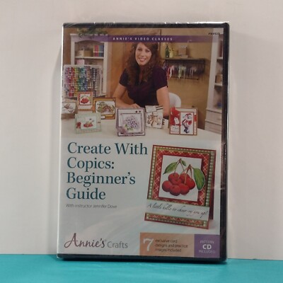 Create With Copics: Beginner's Guide DVD ~ With Jennifer Dove -By Annie's Crafts
