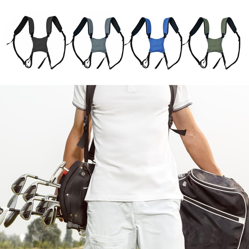 Bag Cross Strap Adjustable Golf Bag Carry Strap Padded Carry Strap