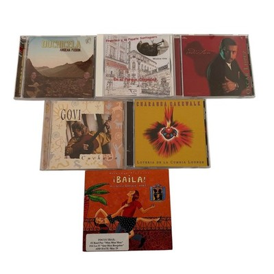 Latin Music CD Lot 6 Duchicela Oscar Lopez Govi Putumayo Cumbia Salsa Fusion
