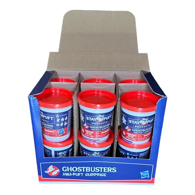 Ghostbusters Hasbro Mini-Puft Marshmallow Surprise Display Box w/ 12 sealed cans