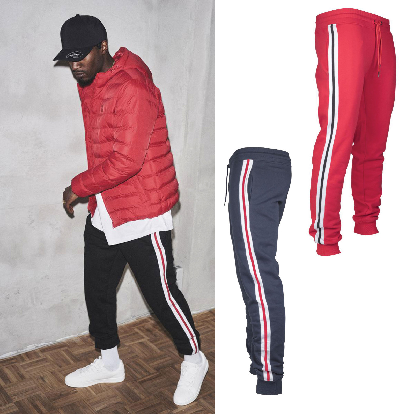 side zip tracksuit bottoms