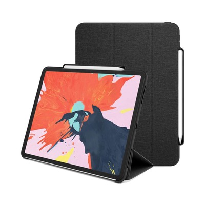 Luvvitt Smart Case with Pencil Holder for Apple iPad Pro 12.9 2018 - Black