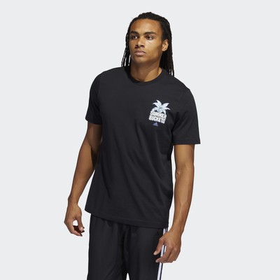 

Adidas Splash On Graphic SS Баскетбольная футболка мужская черная спортивная футболка, Черный, adidas Splash On Graphic SS Basketball T-Shirt