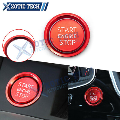 Keyless Engine Start Push Button Switch Ring Trim For Audi A4 A5 S4 S5 2009-up