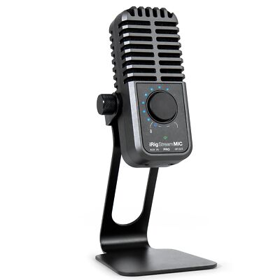 Mint IK Multimedia iRig Stream Mic Pro Multi-Pattern Mic w/ Built-In Interface