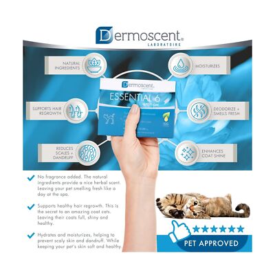 Essential 6 spot-on for Cats - Skin Care for Dandruff Dry or Oily Skin & Hair...