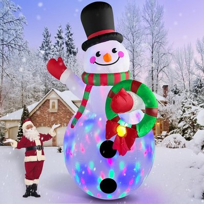 Danxilu 12 FT Giant Christmas Inflatables Snowman Outdoor Deco...