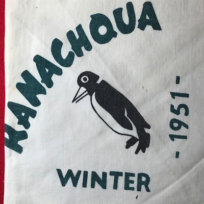 Ranachqua  Greater New York, The Bronx NY WHT 1951 Winter N/C Bdr WORN (LB1294)
