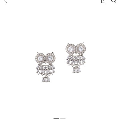 Eye Candy LA Owl Earrings NIB