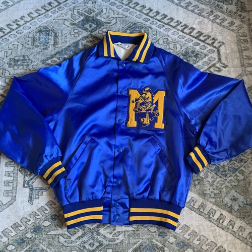 Vtg Murray State University Racer Band Jacket Size Medium Ja
